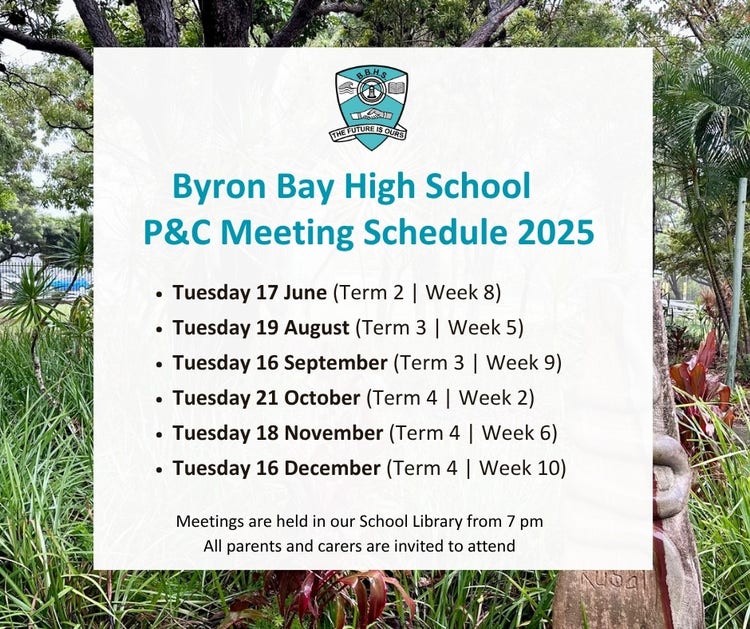 P&C Meeting dates 2025